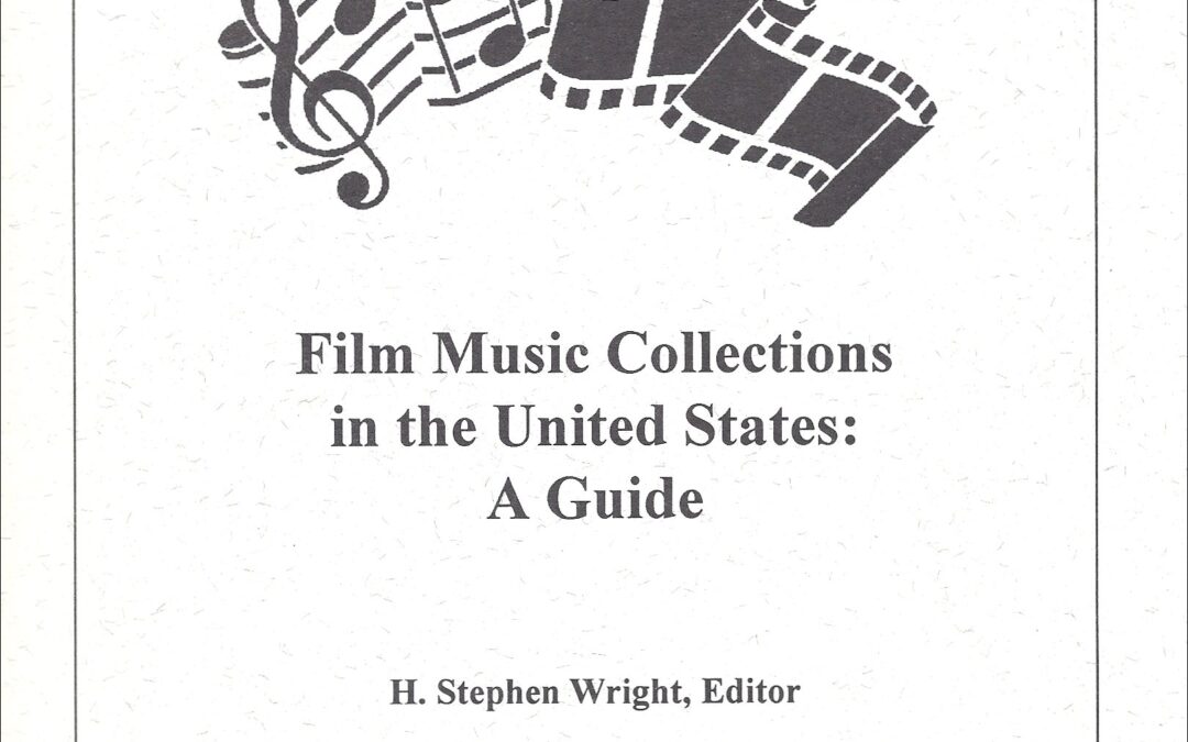 Film Music Collections in the United States : A Guide